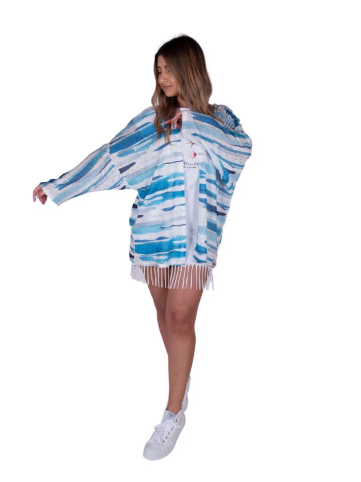 4GKS21 Kimono Girassol Onde per la vendita all'ingrosso da parte di Girassol