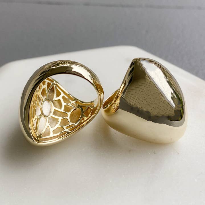 Goldring Macht für den Großhandel von Lily Max Jewelry