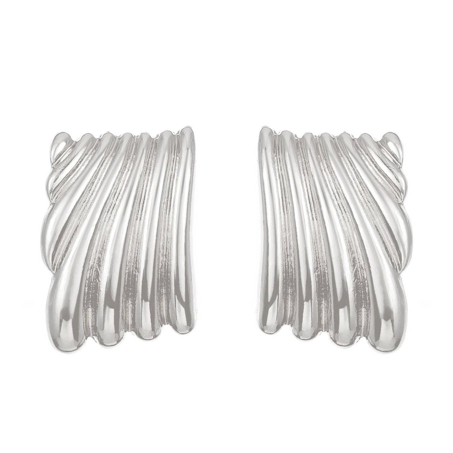 SALINA TRADING INC - Wholesale Dangle Earrings - Geometric Titanium Steel Earrings for Women - Trendy Heart and Round Shapes16