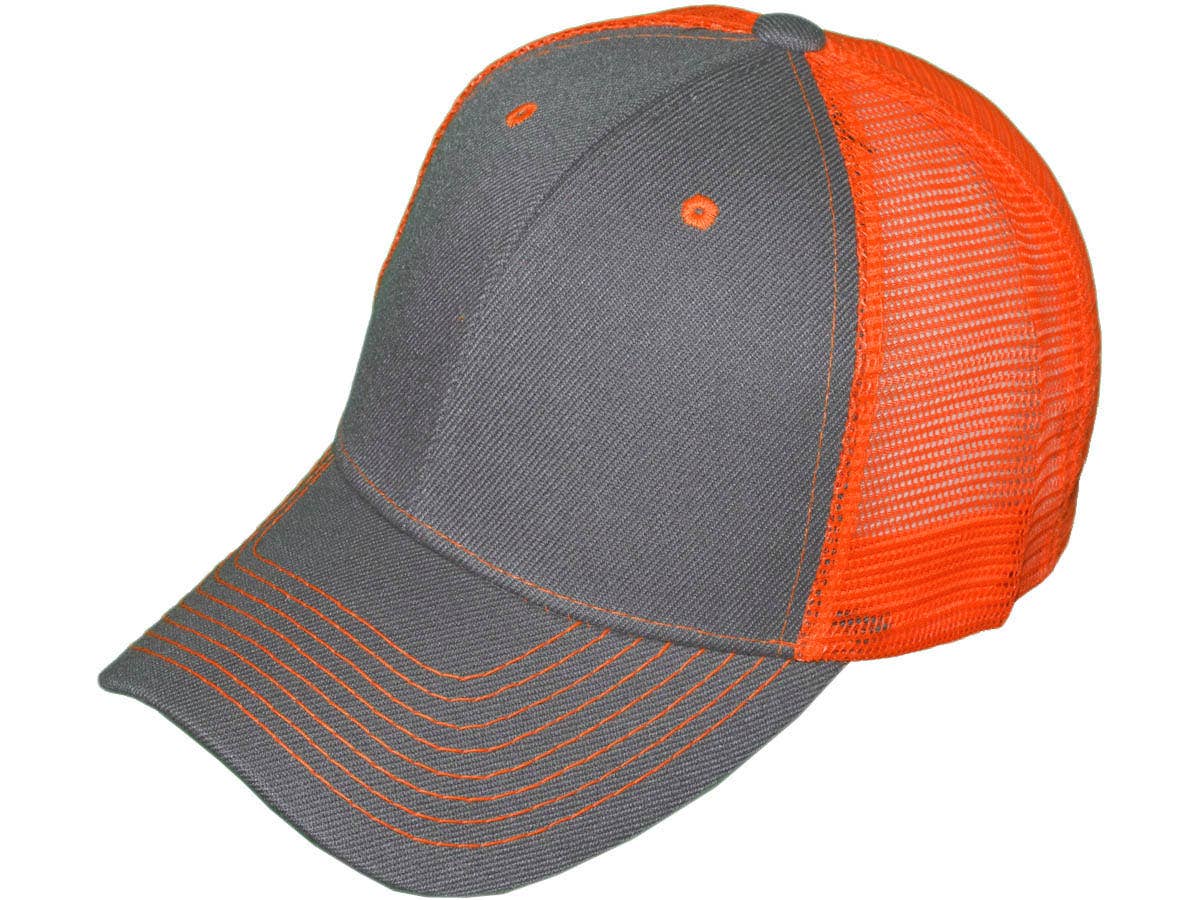 Buck Wholesale - Venta al por mayor Gorra trucker - Unisex - Gorras de camionero en blanco - Gorras BK de malla estructurada68