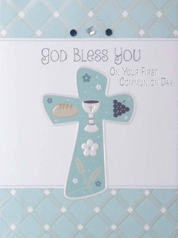 RDG Communion Greeting Cards - Religious (3pk) 44209 for wholesale by A-Line Greetings