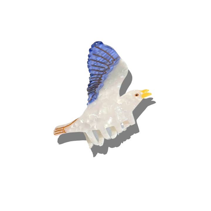 Solar Eclipse - Wholesale Hair Clip - Women's - Hand-painted Seagull Bird Claw Hair Clip | Eco-Friendly