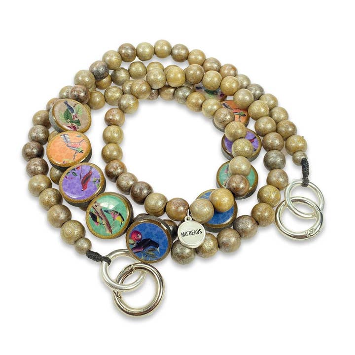 Birds cell phone necklace for wholesale by Escapulario