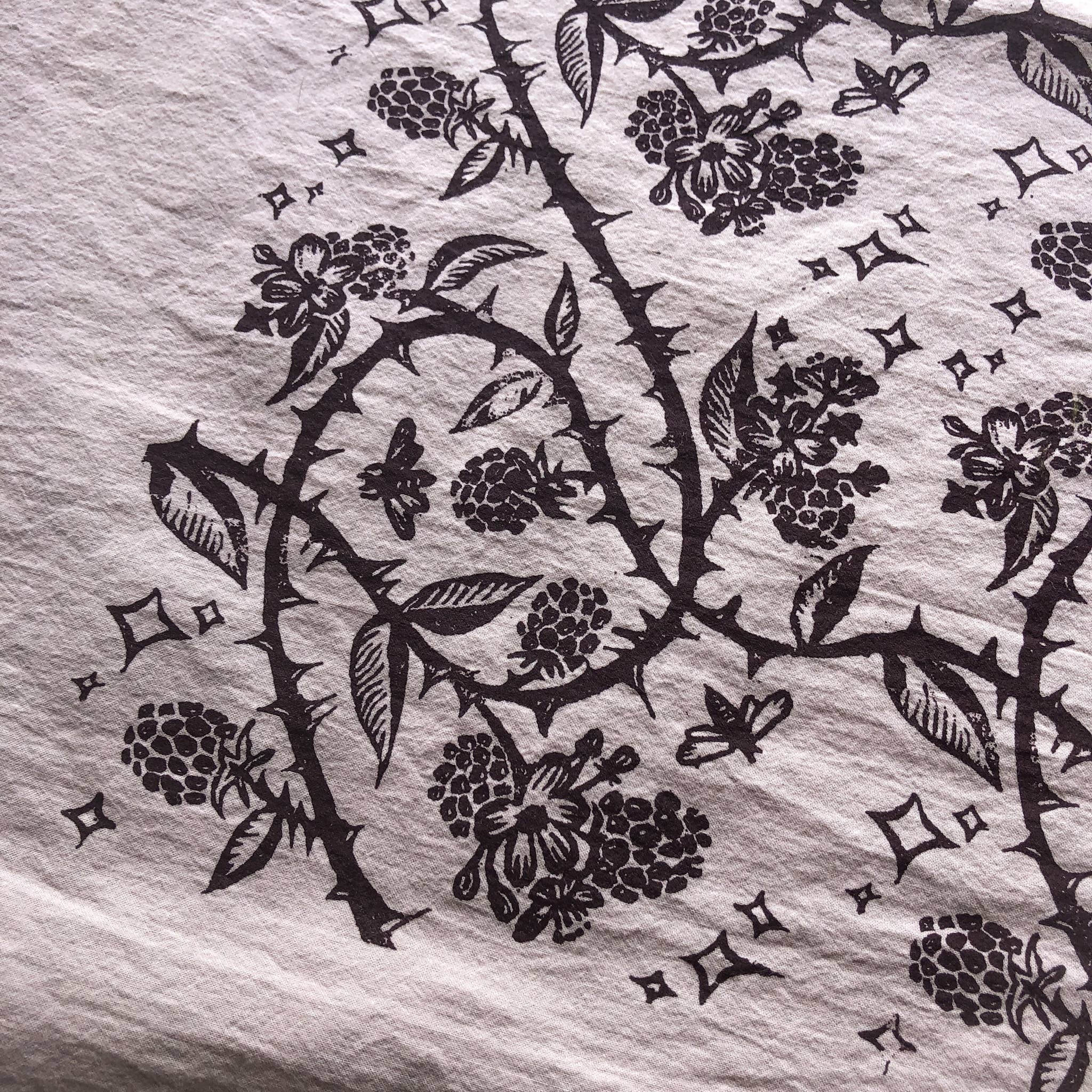 Solstice Handmade - Vente Bandana – unisexe - Bandana Blackberries3