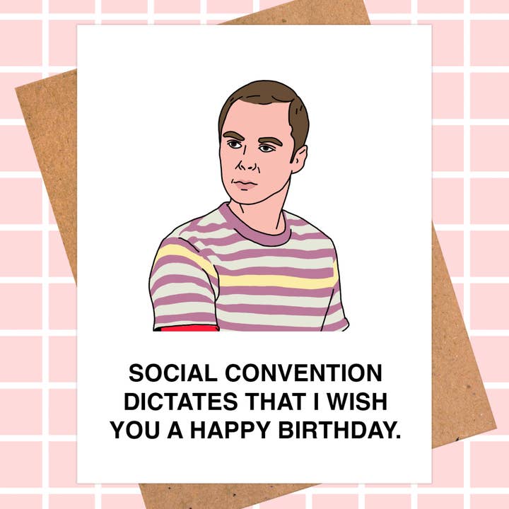 The Big Bang Theory - Pop Culture Birthday Card for wholesale by Pop Hot Cards