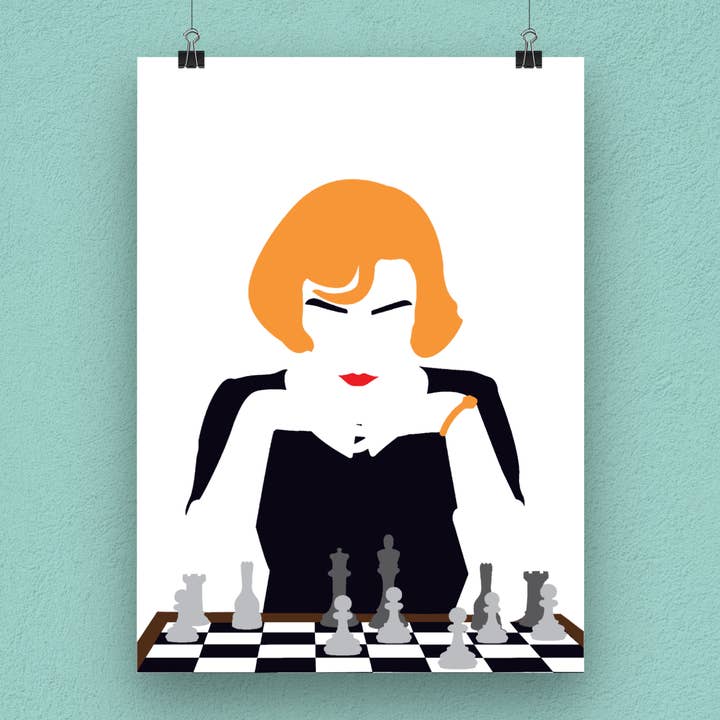 Impression artistique Queen's Gambit - Décoration murale - Art mural pour la vente par CardCraft