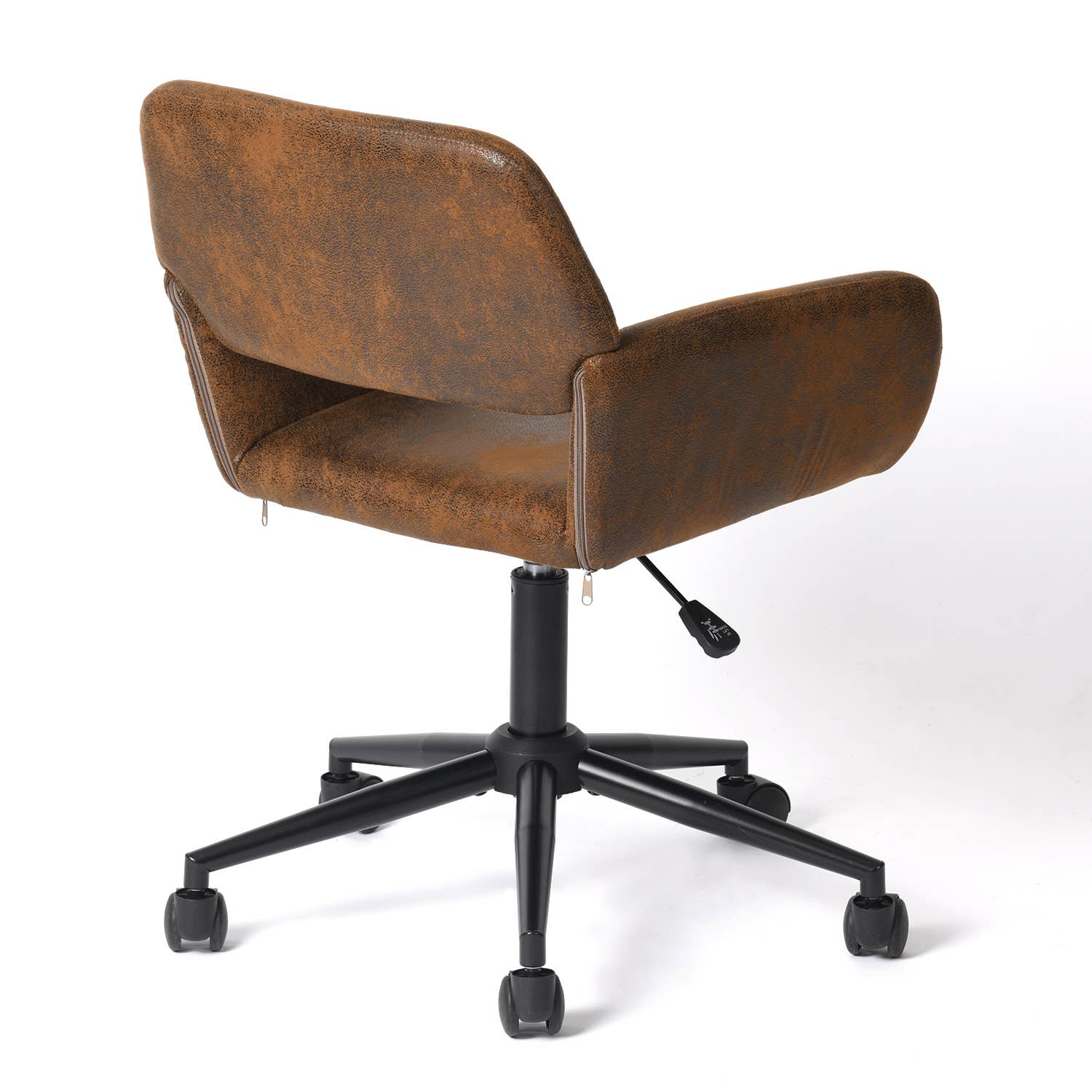 39F Inc. - Wholesale Chair - Adjustable Task Chair with Swivel Base Suede Brown/Beige13