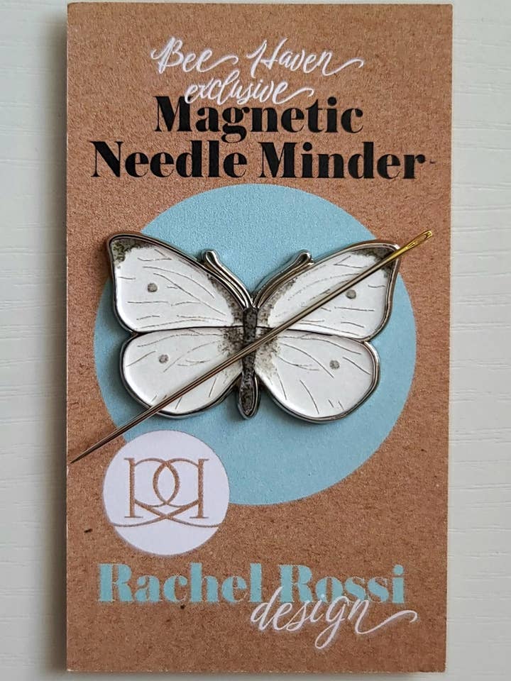 Needle Minder | Cabbage Butterfly for wholesale by Rachel Rossi Design