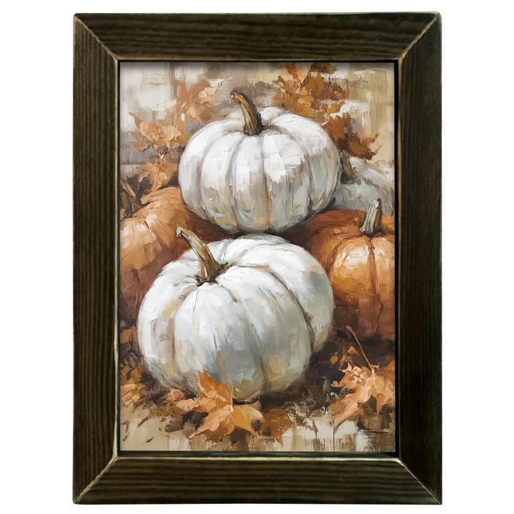 HMK733L Peinture à l'huile de citrouille pour la vente par JanMichaels Art & Home