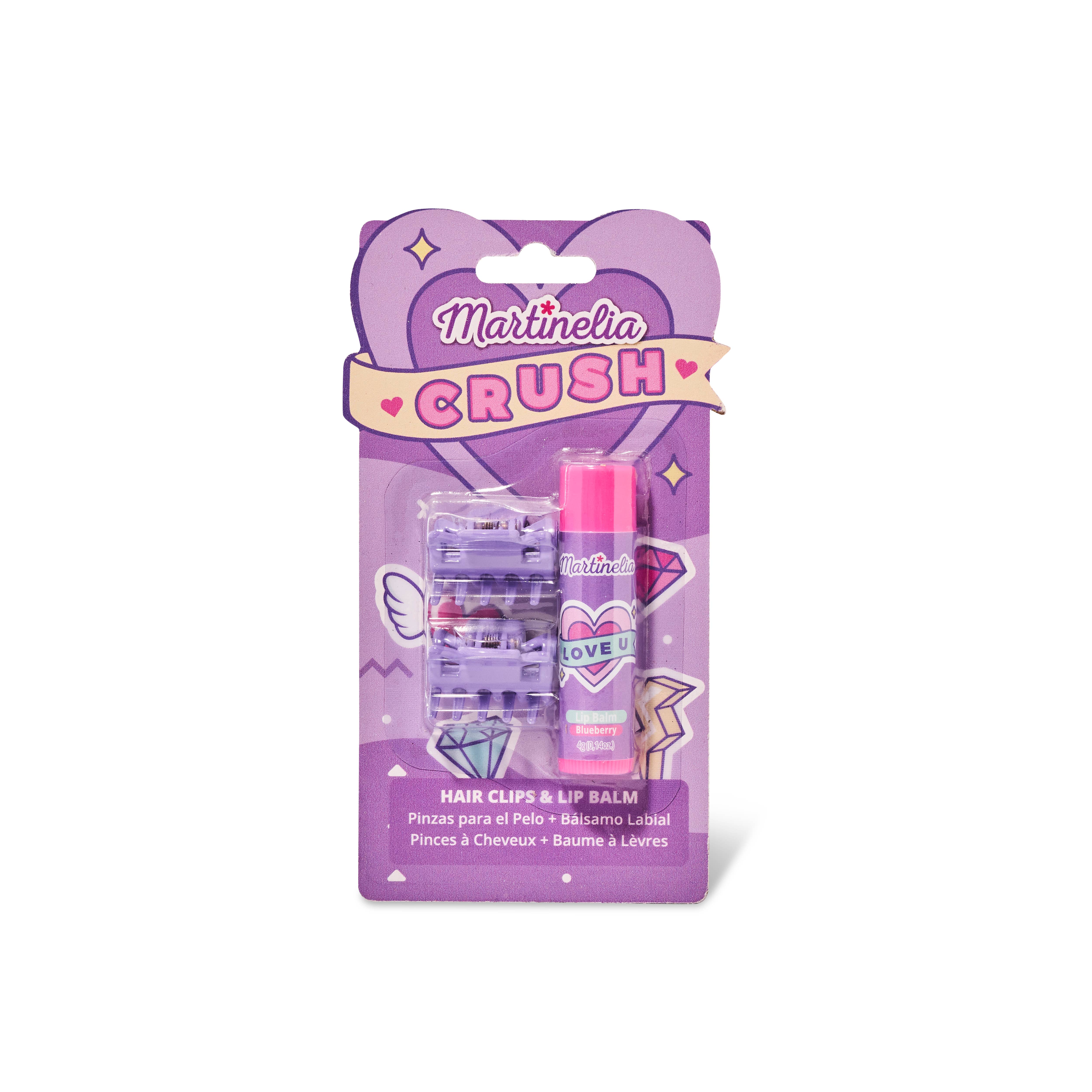Toysmith - Wholesale Hair Accessories Set - Kids - Martinelia Crush Hair Clips & Lip Balm3