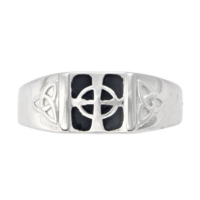 Boys Celtic Cross Ring for wholesale by The Irish Jewelry Company