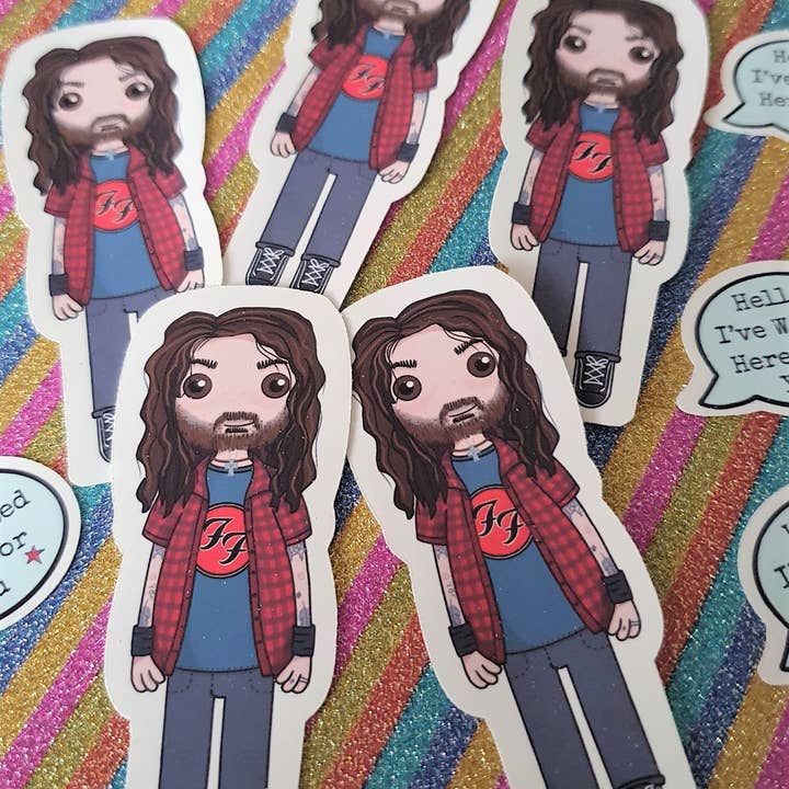 Paula and the Pencils - Wholesale Sticker - Dave Grohl Sticker