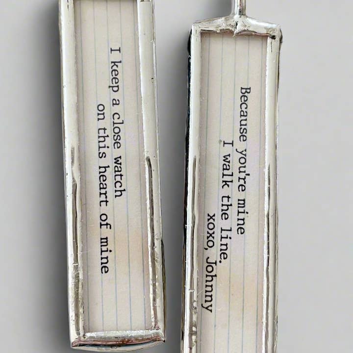 Walk The Line XO Soldered Art Charm for wholesale by Jennifer Dahl Designs LLC