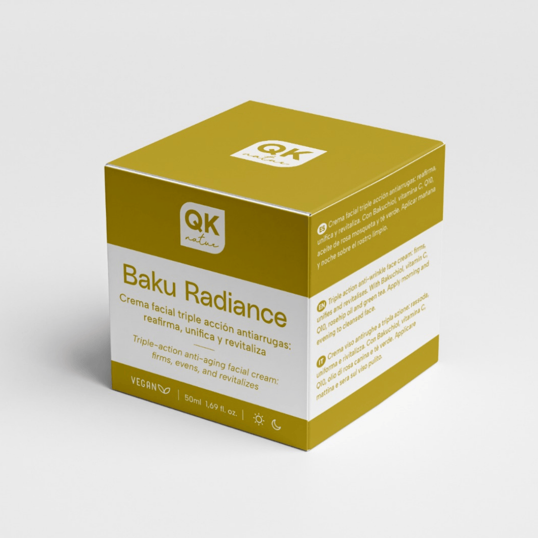 Qknatur - Wholesale Anti-Aging Moisturizer - Baku Radiance Anti-Wrinkle Facial Cream with Bakuchiol - 50 ml7