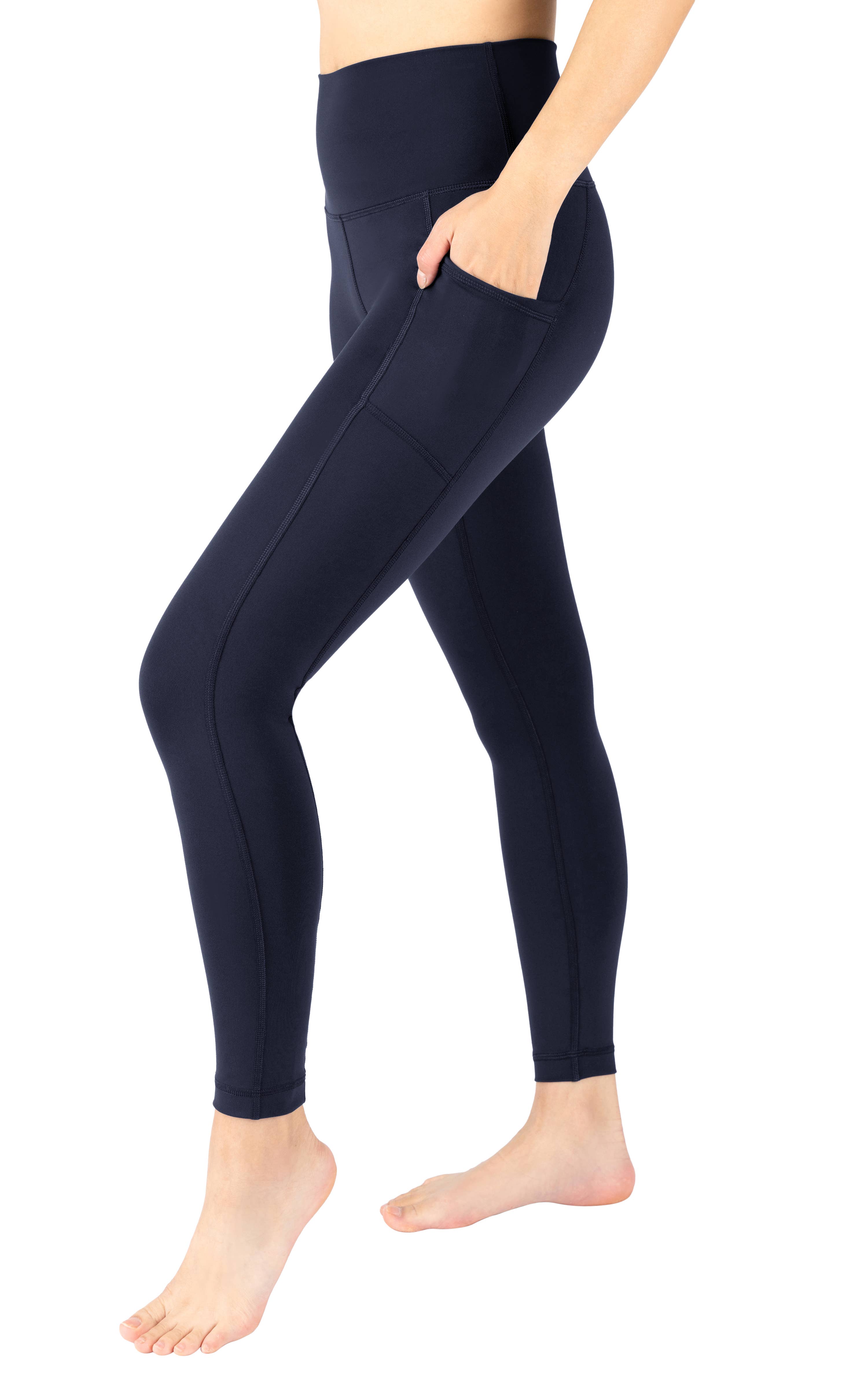 90 Degree by Reflex & Yogalicious – wholesale Athletic/lounge leggings – Women's – 90 Degree by Reflex - Women's Side Pocket Ankle Leggings0