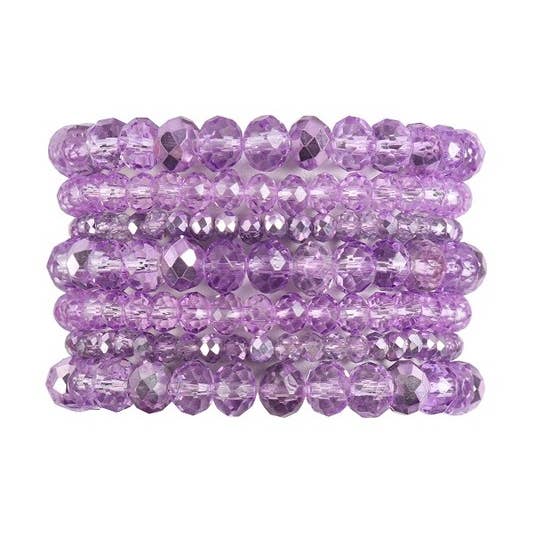 Love and Repeat - Wholesale Beaded Bracelet - SEVEN LINES GLASS BEADS STRETCH BRACELET10