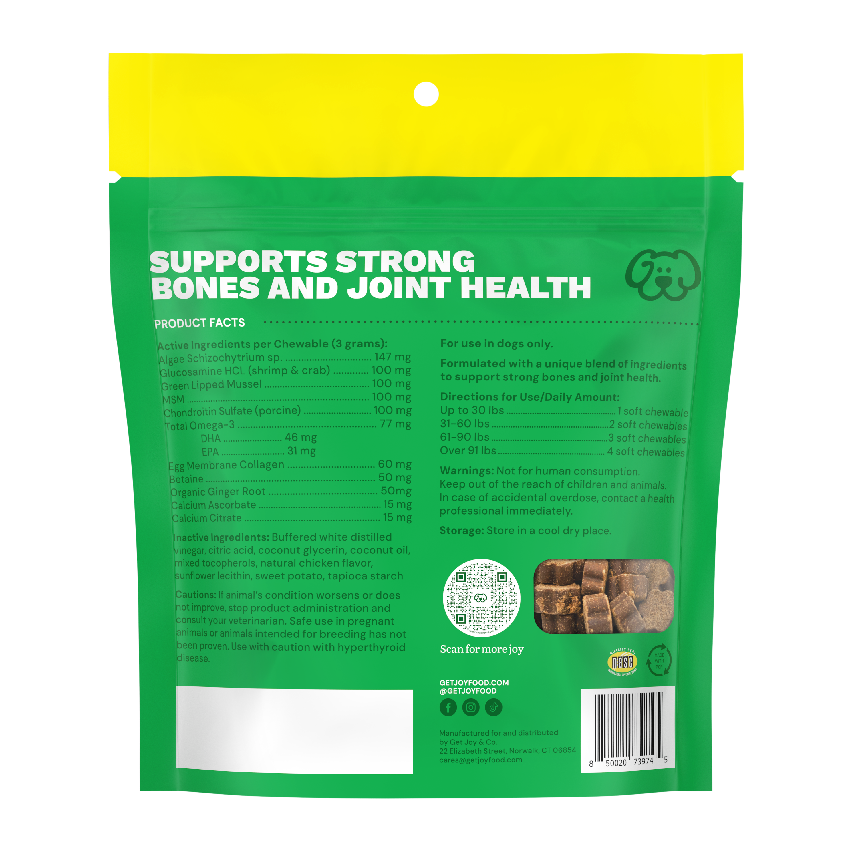 Get Joy Food - Wholesale Pet Supplement - Dog - Joint + Supplement1