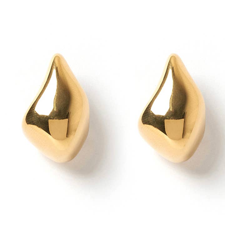 Arms Of Eve - Wholesale Stud/Post Earrings - Delphine Gold Earrings0
