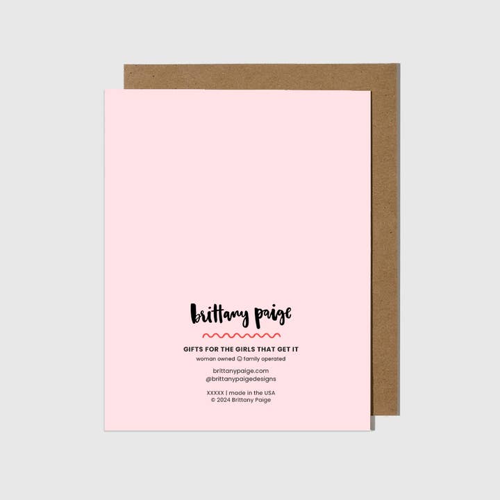 Brittany Paige - Wholesale Love Card - Fountain Soda Love Card