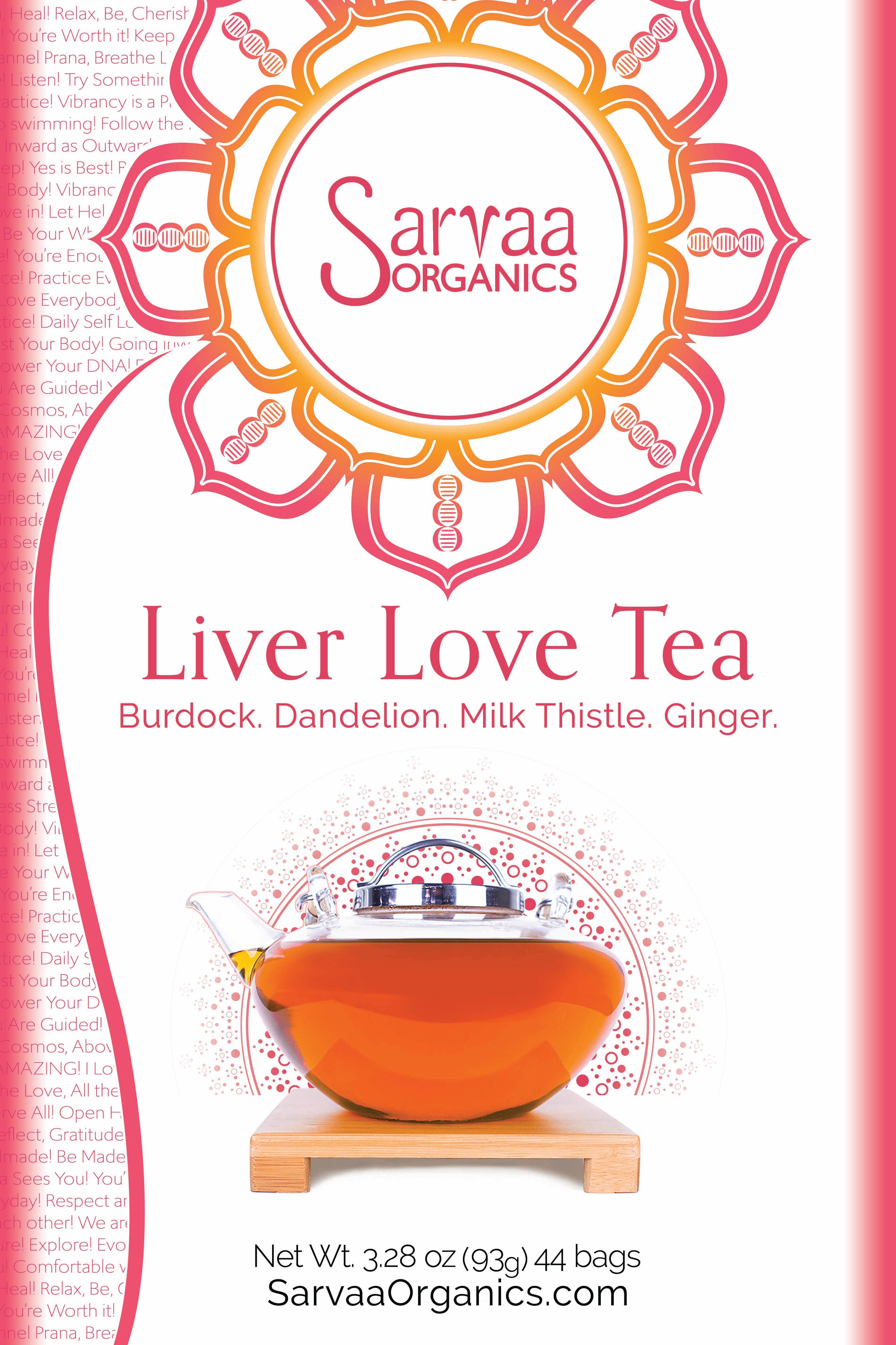 Sarvaa Organics – wholesale Health/detox tea – Liver-Love Tea0