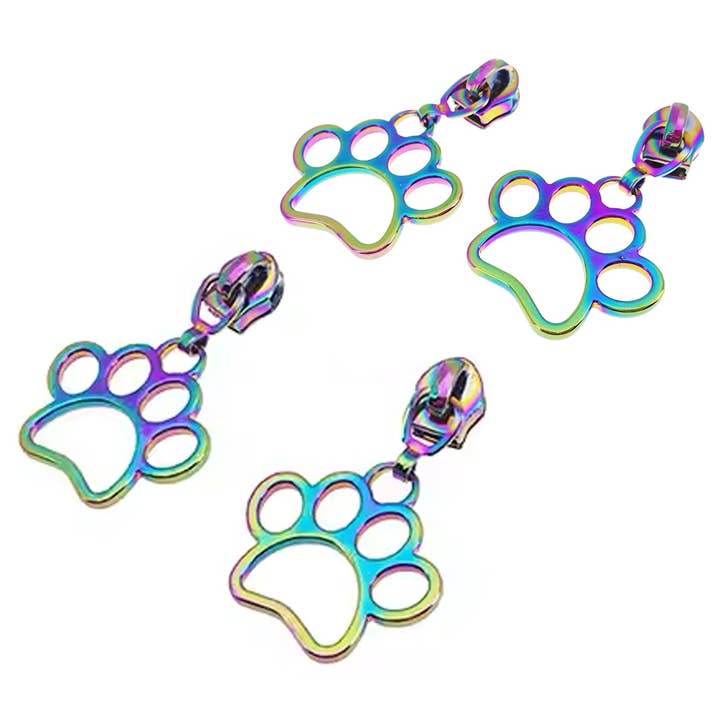 Sassafras Lane Designs - Wholesale Purse/Bag Accessory - Women's - Iridescent Paw Zipper Pulls0