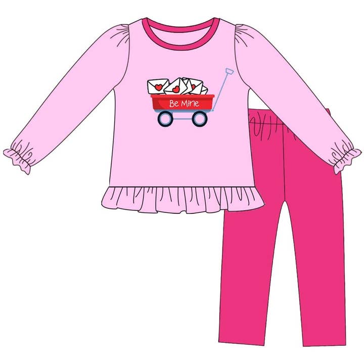 Sei Mein Applikation Mädchenhose Set für den Großhandel von Little Peas