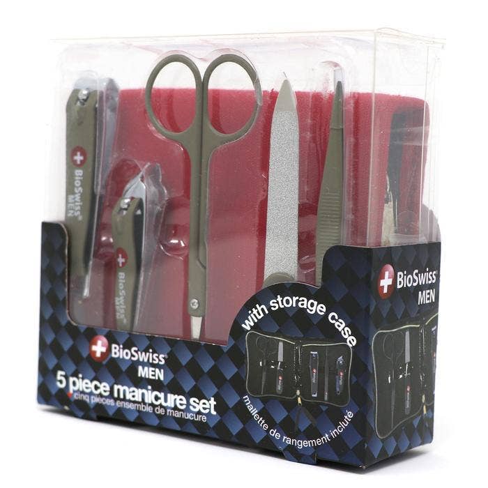 Donnamax Inc. - Wholesale Nailcare Set - 48 Case, 5 Piece Manicure Set BIOSWISS