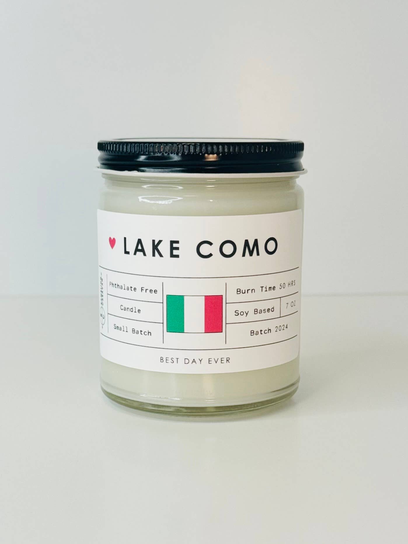 White Lake Como, Italy Candle for wholesale on Faire0