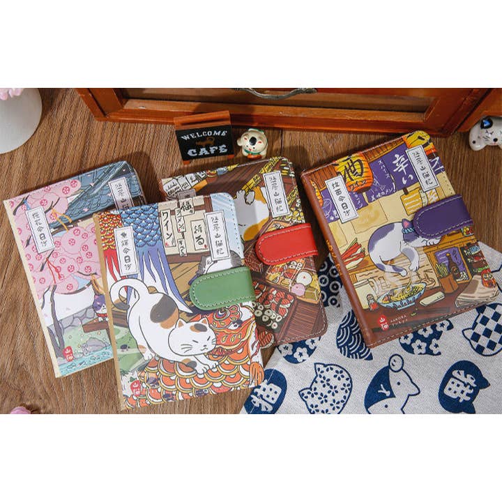Gohobi (We cover U.S. import duties) - Wholesale Notebook - Gohobi Japanese Cat Magnetic Notebook, Monthly Planner, Study Notebook, Pocket Diary16