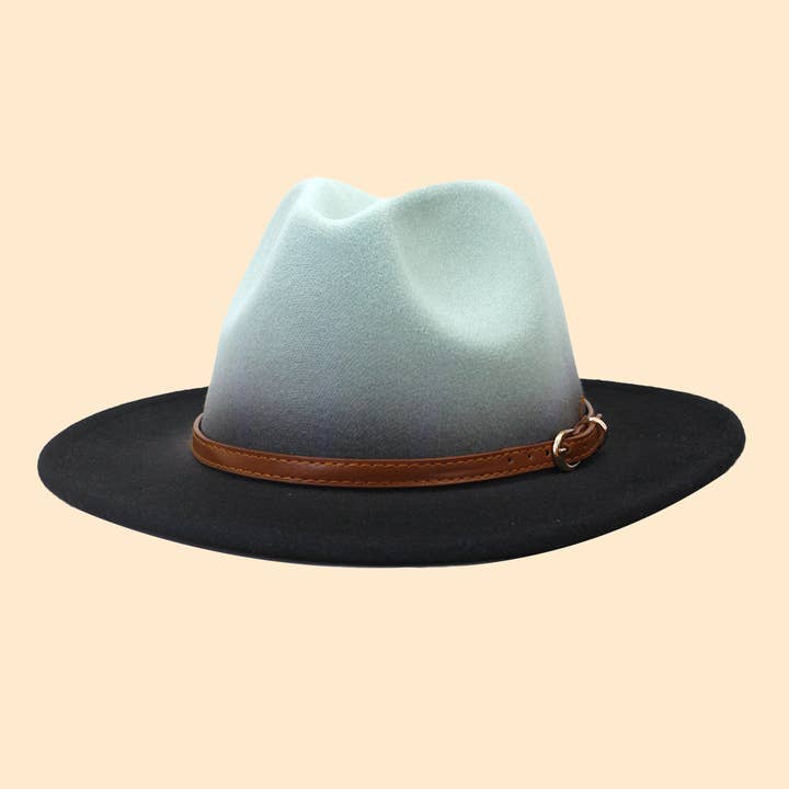 ACCITY - Wholesale Fedora - Women's - WOMEN WARM COLOR MATCHING BELT PANAMA HAT_CWAH0707