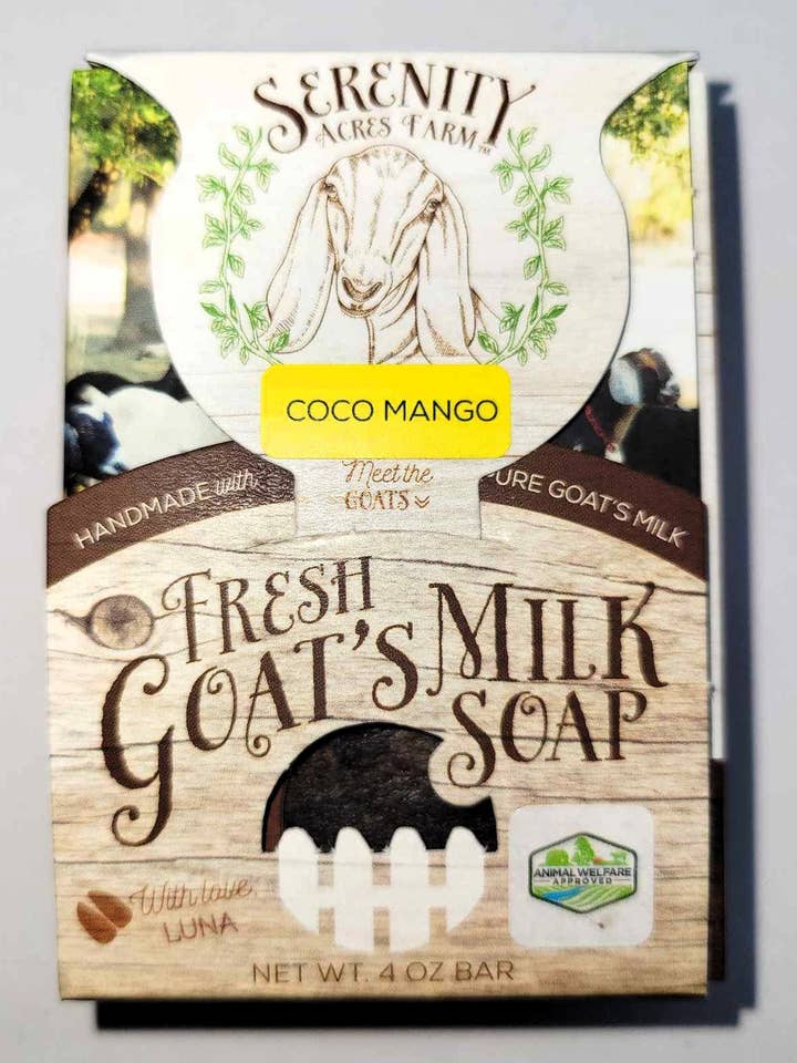 Goat's Milk Soap - Coco Mango for wholesale by Serenity Acres Farm