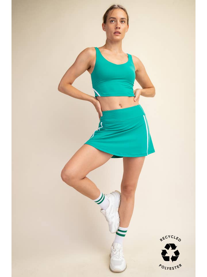 Rae Mode - Wholesale Athletic Skirt - Women's - RECYCLED BUTTER SKORT