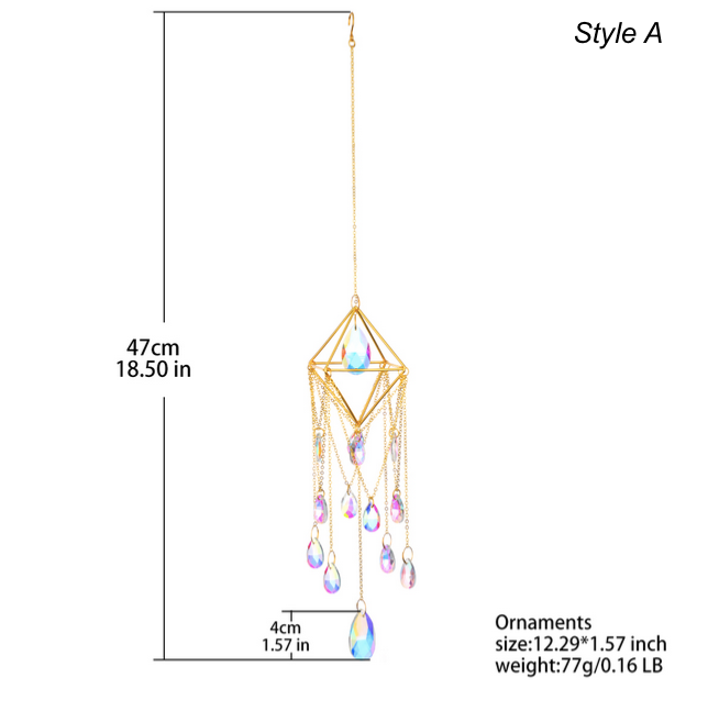Crystolver (We Cover All Import Fees) - Wholesale Suncatcher - Chandelier Crystal Prism Suncatcher Decor2