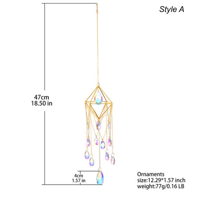 Crystolver (We Cover All Import Fees) - Wholesale Suncatcher - Chandelier Crystal Prism Suncatcher Decor2