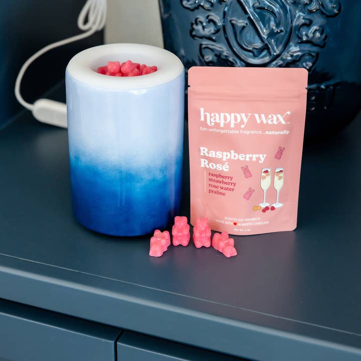 Happy Wax - Wholesale Wax Melt - Raspberry Rose Wax Melts - Sample Pouch (2 oz)2