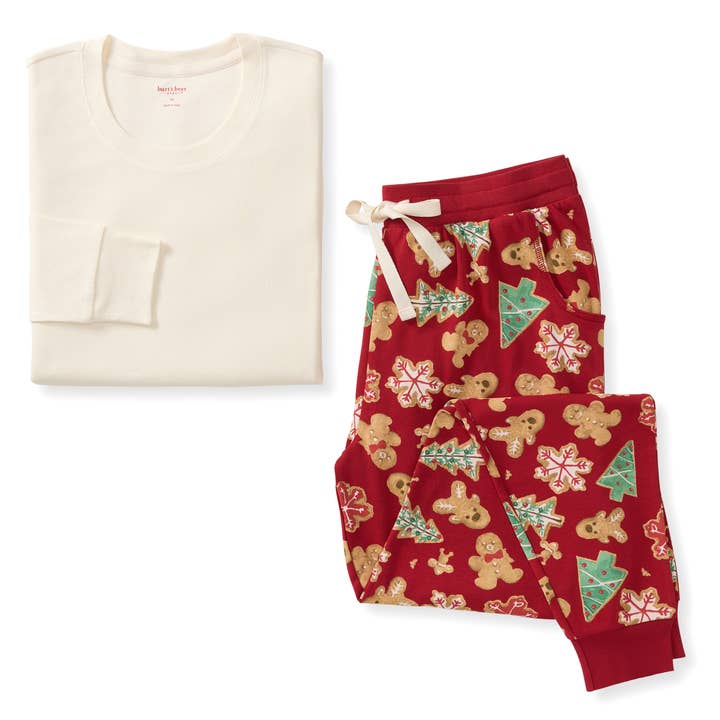 Burt's Bees Baby - Wholesale Sleepwear Set - Unisex - Gingerbread Bake Matching Family Pajamas
0
