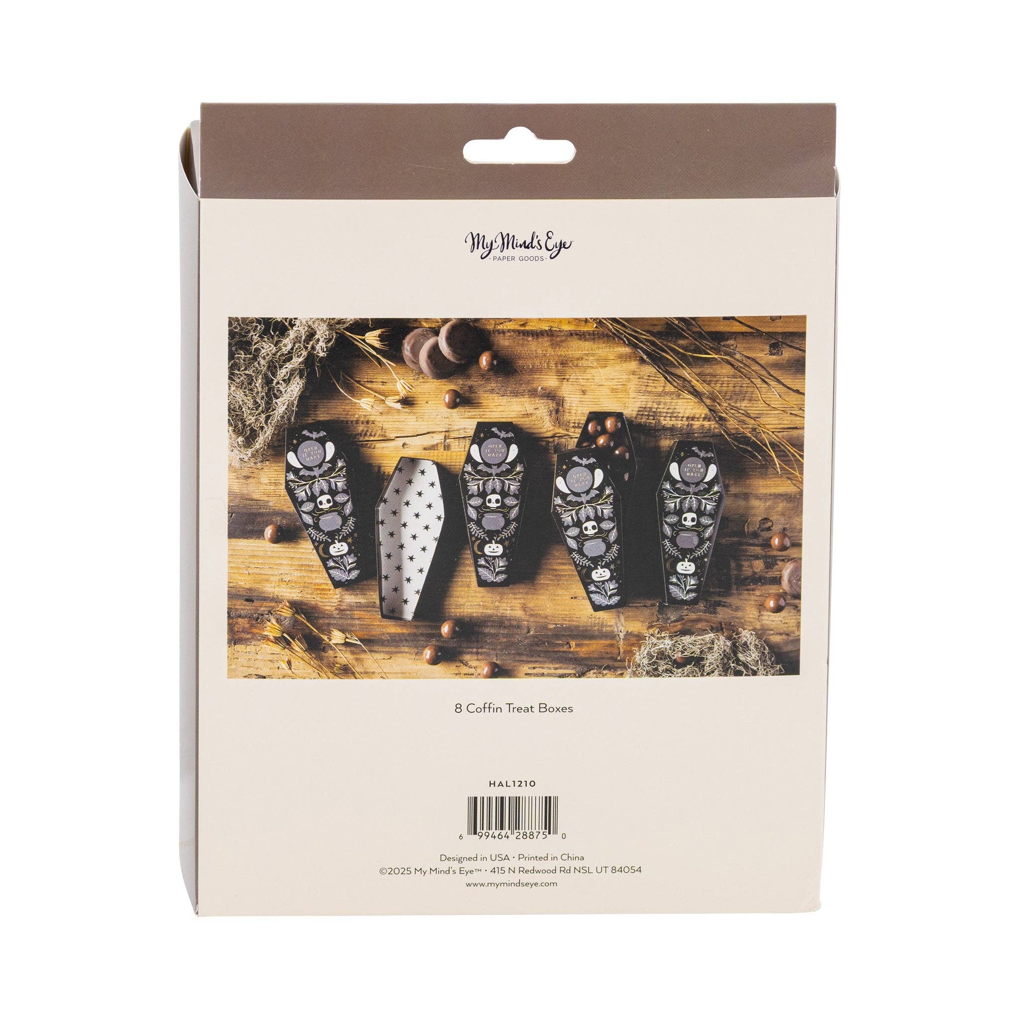 My Mind’s Eye - Wholesale Party Favor Bag/Box - HAL1210 - Coffin treat boxes4