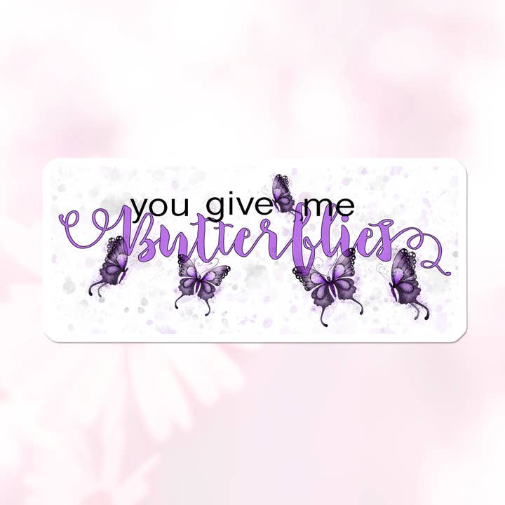 Adesivo con farfalla San Valentino, divertente per la vendita all'ingrosso da parte di Katekreates