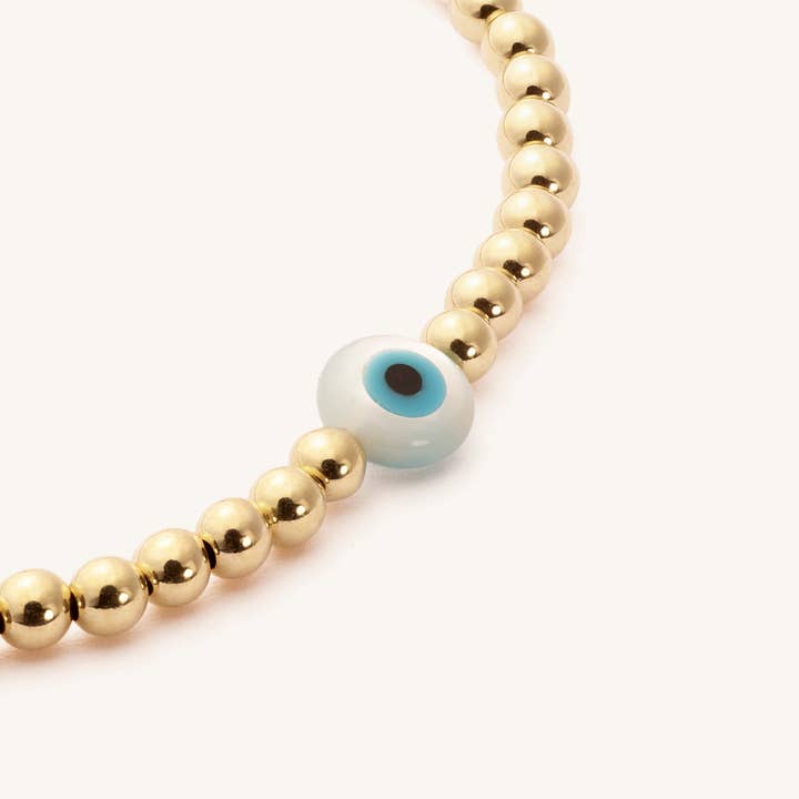 Beads by Tara - Wholesale Beaded Bracelet - EVIL EYE BEAD BRACELET