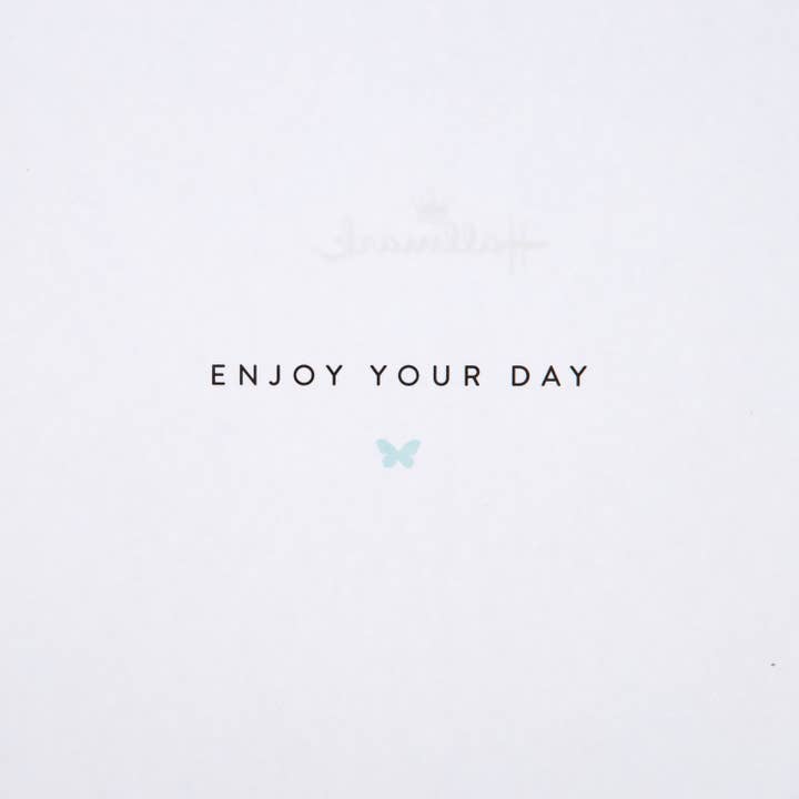 Hallmark - Wholesale Birthday Card - Birthday Card for Mum - Blue Floral Border Design2