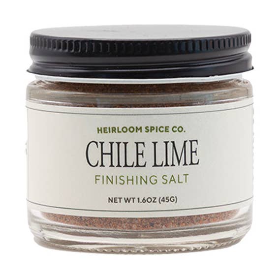 Chile Lime Finishing Salt for wholesale by Heirloom Spice Co.