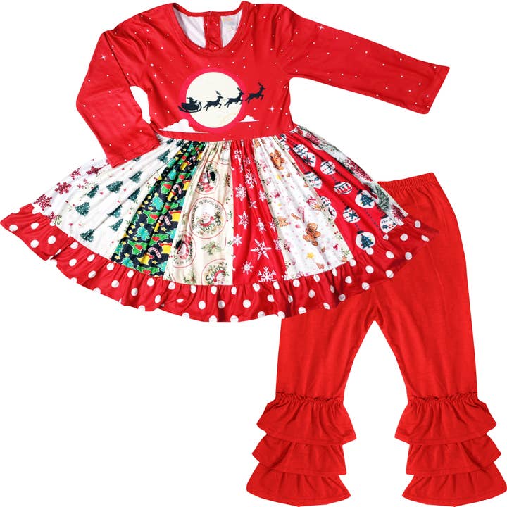 Angeline Kids - Wholesale Top & Pant Set - Kids - 50pcs Lot NWT Christmas Outfits & Shirts Wholesale Bulk 5