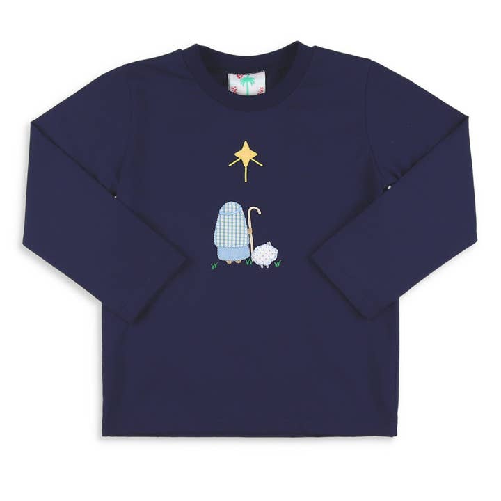 Boys Applique Shirt - Nativity for wholesale by Shrimp and Grits Kids