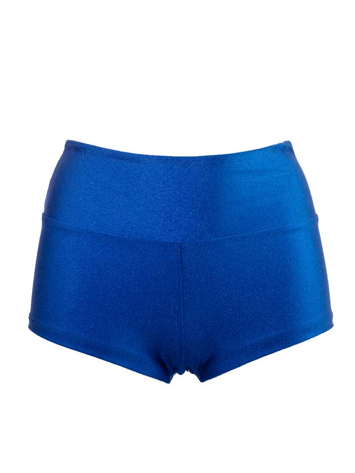 Atletiska shorts scrunch butt / HÖG MIDJA SHORTS KUNGBLÅ för wholesale av EXES LINGERIE