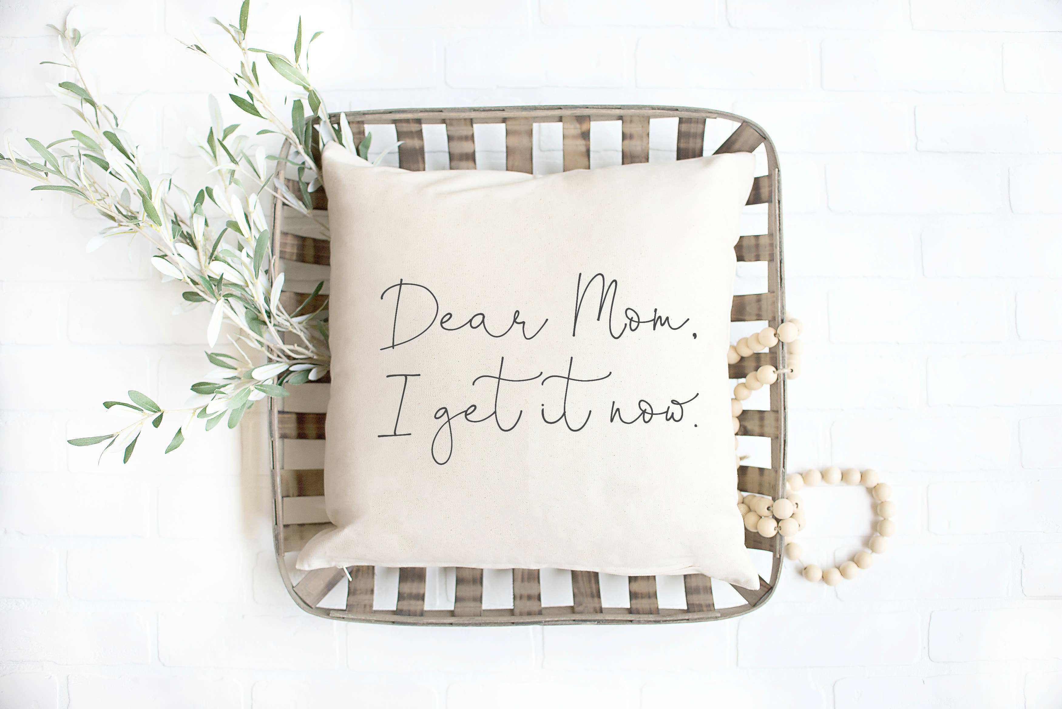 Emma and the Bean - Wholesale Throw/Decorative Pillow - Dear Mom, I Get It Now Pillow0