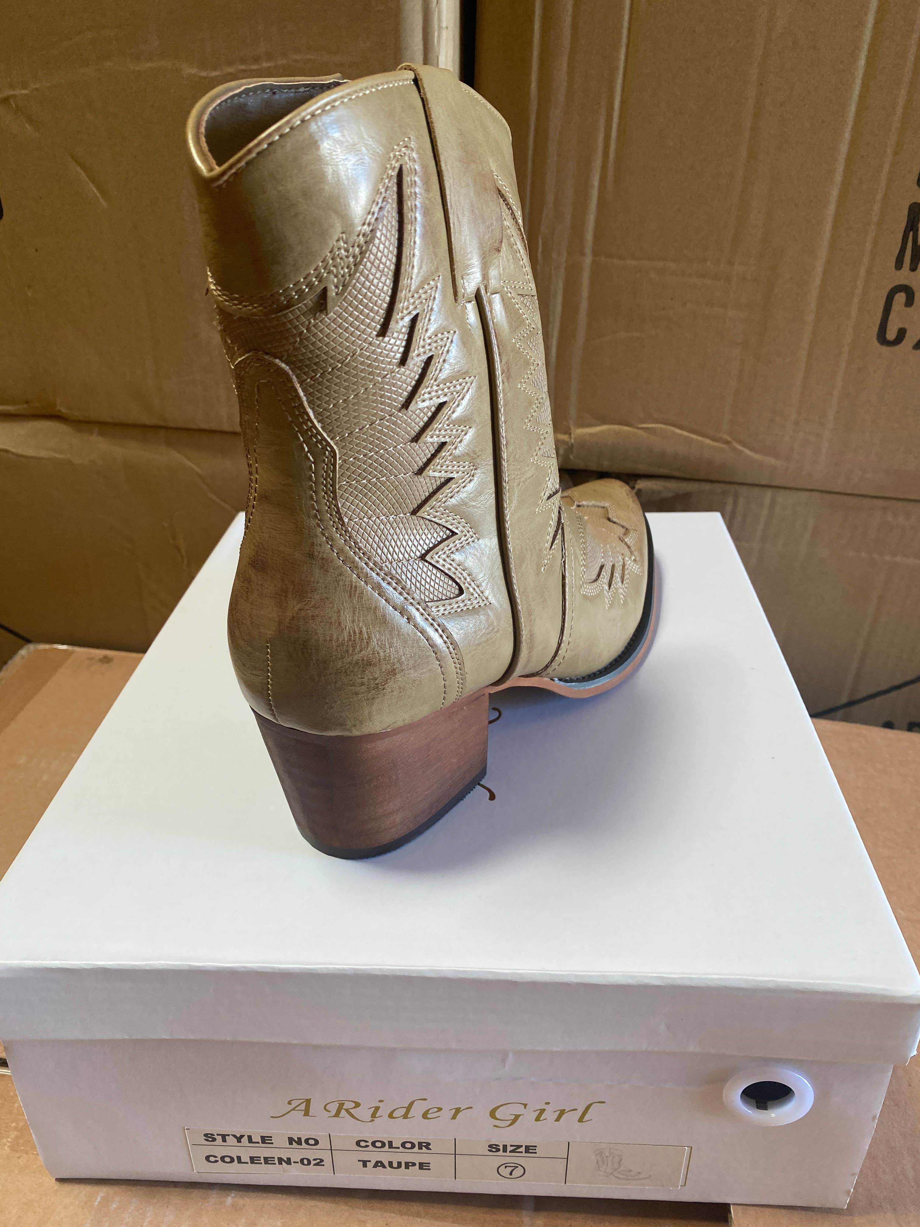 Mars Sky Shoes Wholesale - Wholesale Cowboy Boots - Women's - Arider Girl COLEEN-02 Western Cowboy Booties4