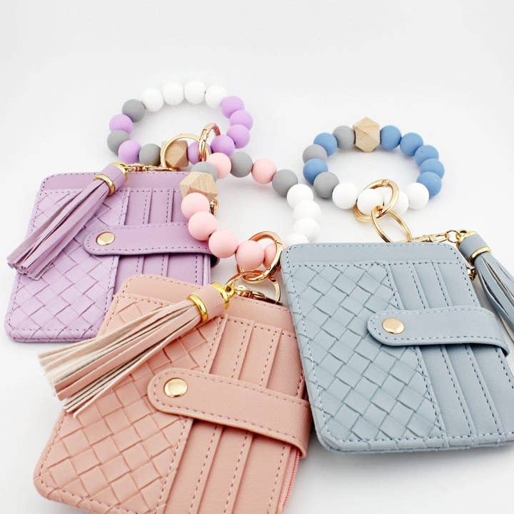 MiMi Wholesale - Wholesale Wallet - Women's - BB139x205 Nina Quilted Beaded Keychain Bracelet Wallet1