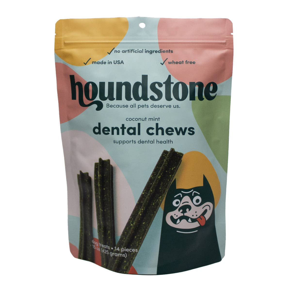 ADC Houndstone & Co. - Vendita all'ingrosso Snack - Cani - Dentifrici per cani ipoallergenici completamente naturali - Confezione da 121