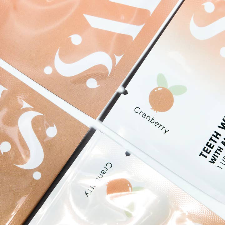 Sparkling White Smile - Wholesale Teeth Whitener - Cranberry Flavoured Teeth Whitening Strips2