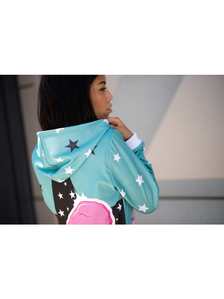 Fishikii – Engroshandel Kjole - Børn – Ice Cream Unicorn Sweatshirt Kjole | CAN-VEST.01